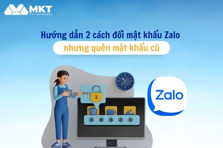 cách đổi mật khẩu zalo nhưng quên mật khẩu cũ