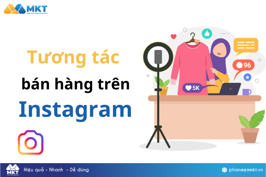 Tương tác bán hàng trên Instagram