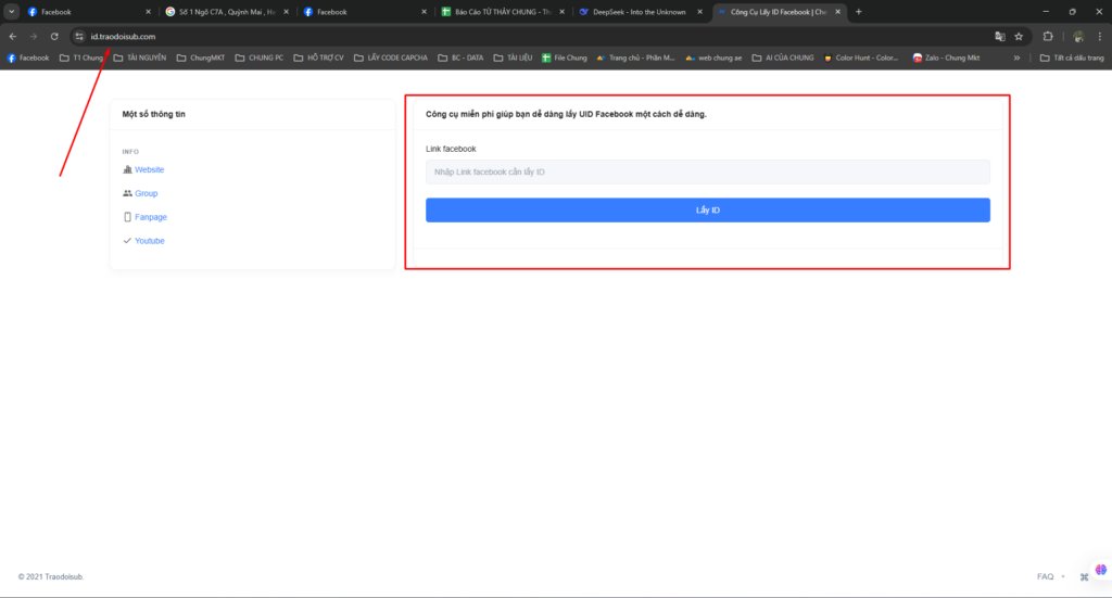 Bước 1 – Lấy ID Bài Viết (UID)
