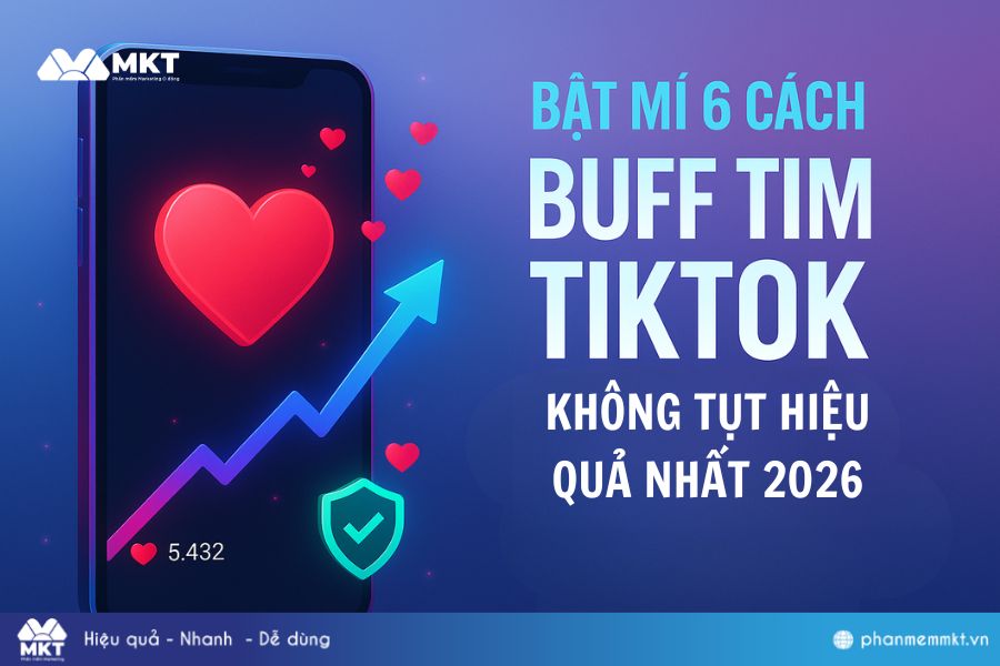 Cách buff tim TikTok