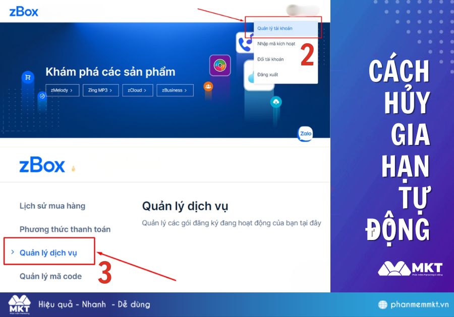 Làm sao để hủy Zalo Business?