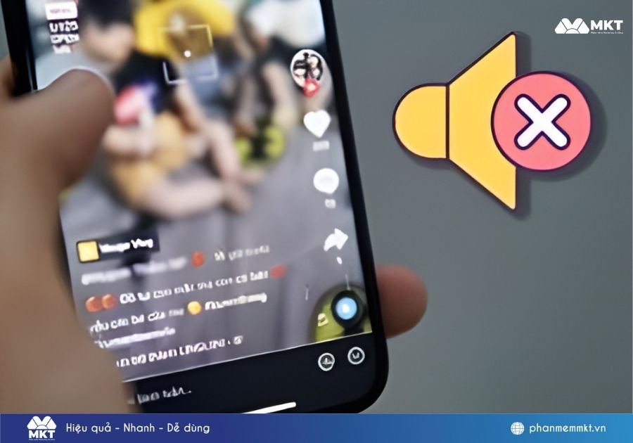 tại sao video TikTok bị tắt tiếng