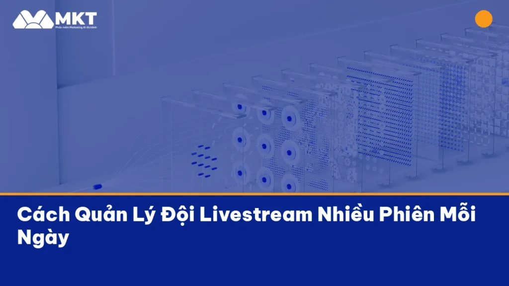quản lý đội livestream