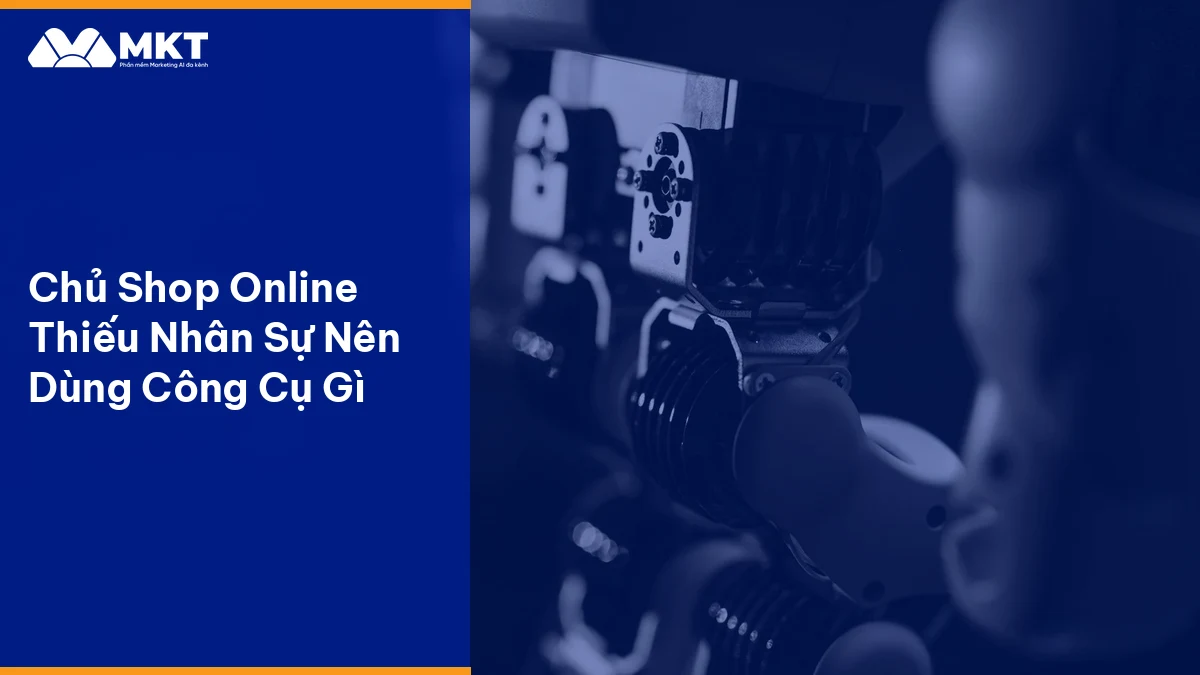 Quy trình công cụ cho chủ shop online tự động hóa bằng AI