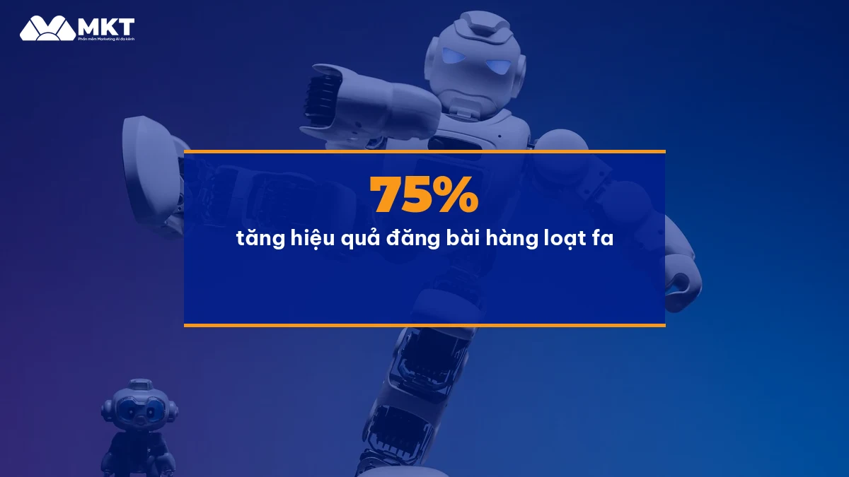 Kết quả đăng bài hàng loạt facebook sau 30 ngày dùng MKT Post